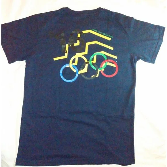 Sample Sports 2016 Olympics Navy Blue T-Shirt Men's XL - Picture 1 of 4